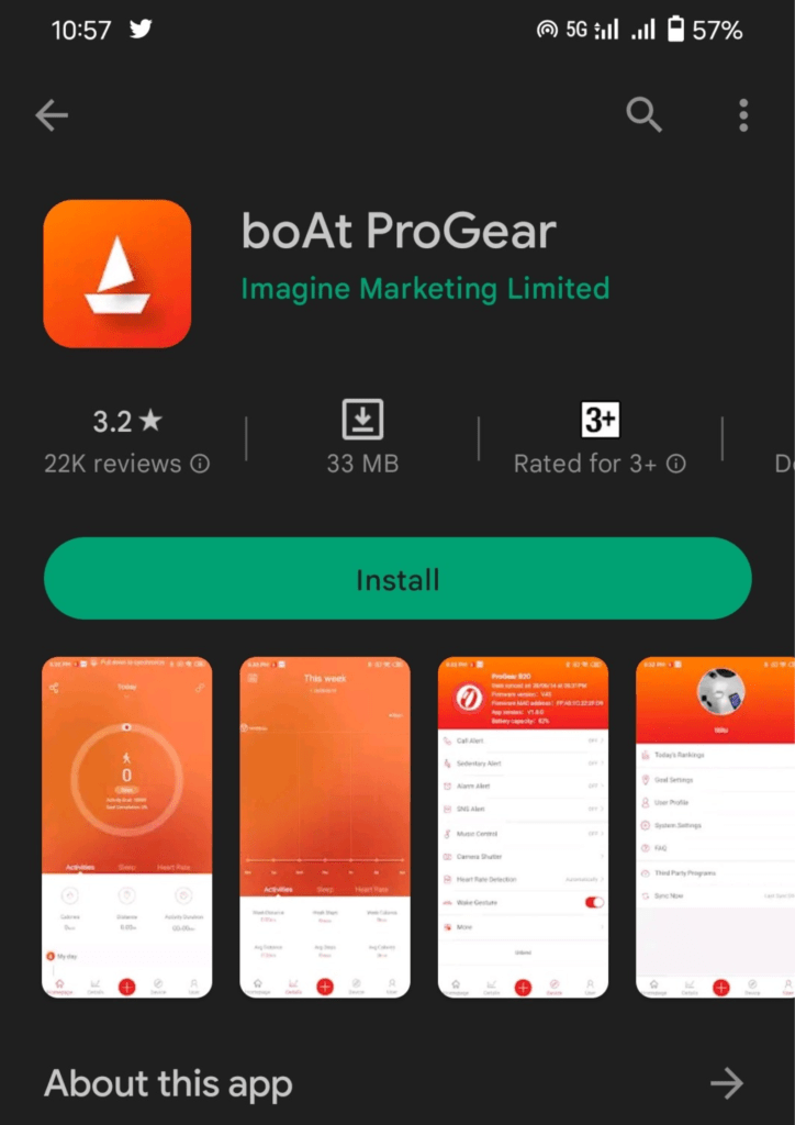 BoAt Smartwatch App: boAt ProGear