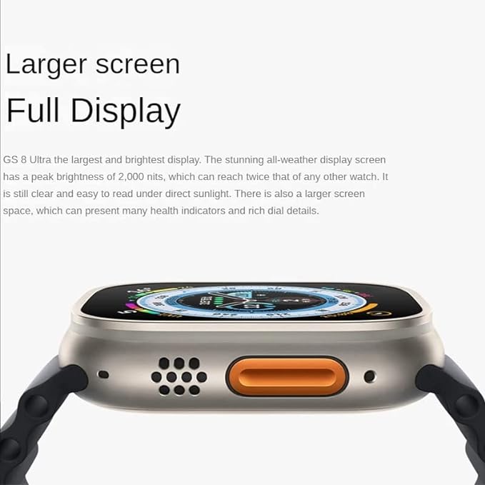 GS8 Ultra Smartwatch Display Quality