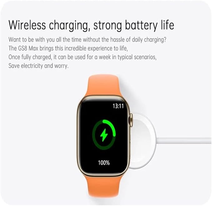 GS8 Ultra Smartwatch Impressive Battery Life