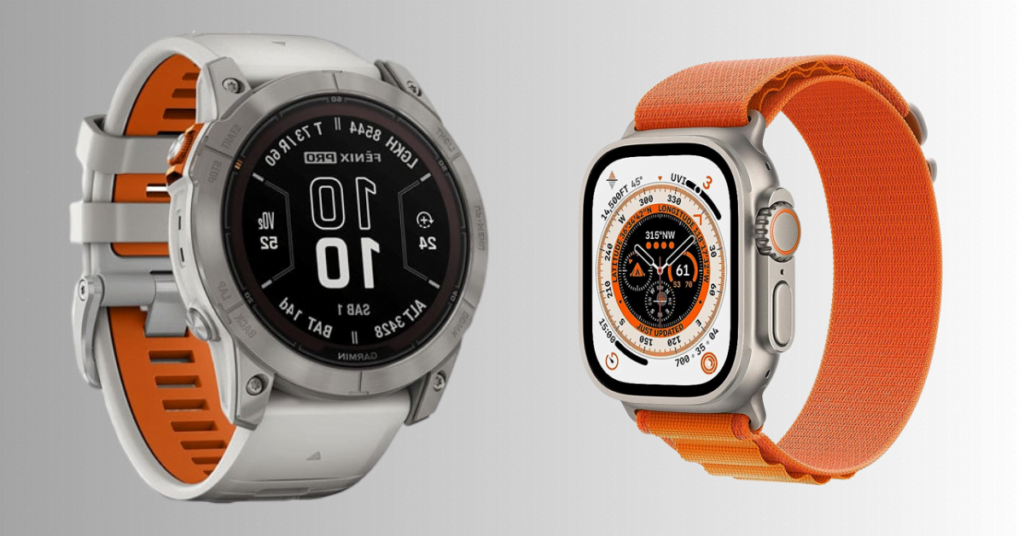 Apple Watch Ultra vs Garmin Fenix 7x