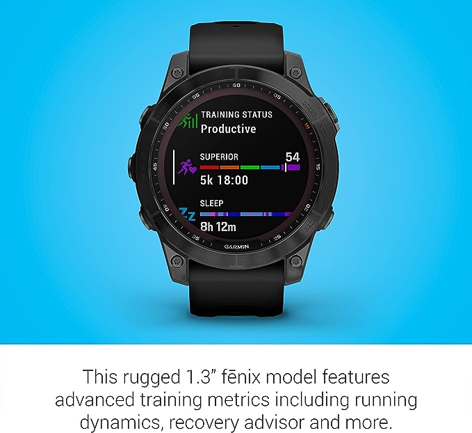 Garmin Fenix 7 Sapphire Solar Smartwatch Sports Tracking