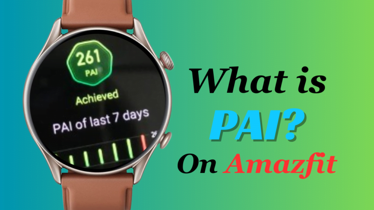 What Is Pai On Amazfit