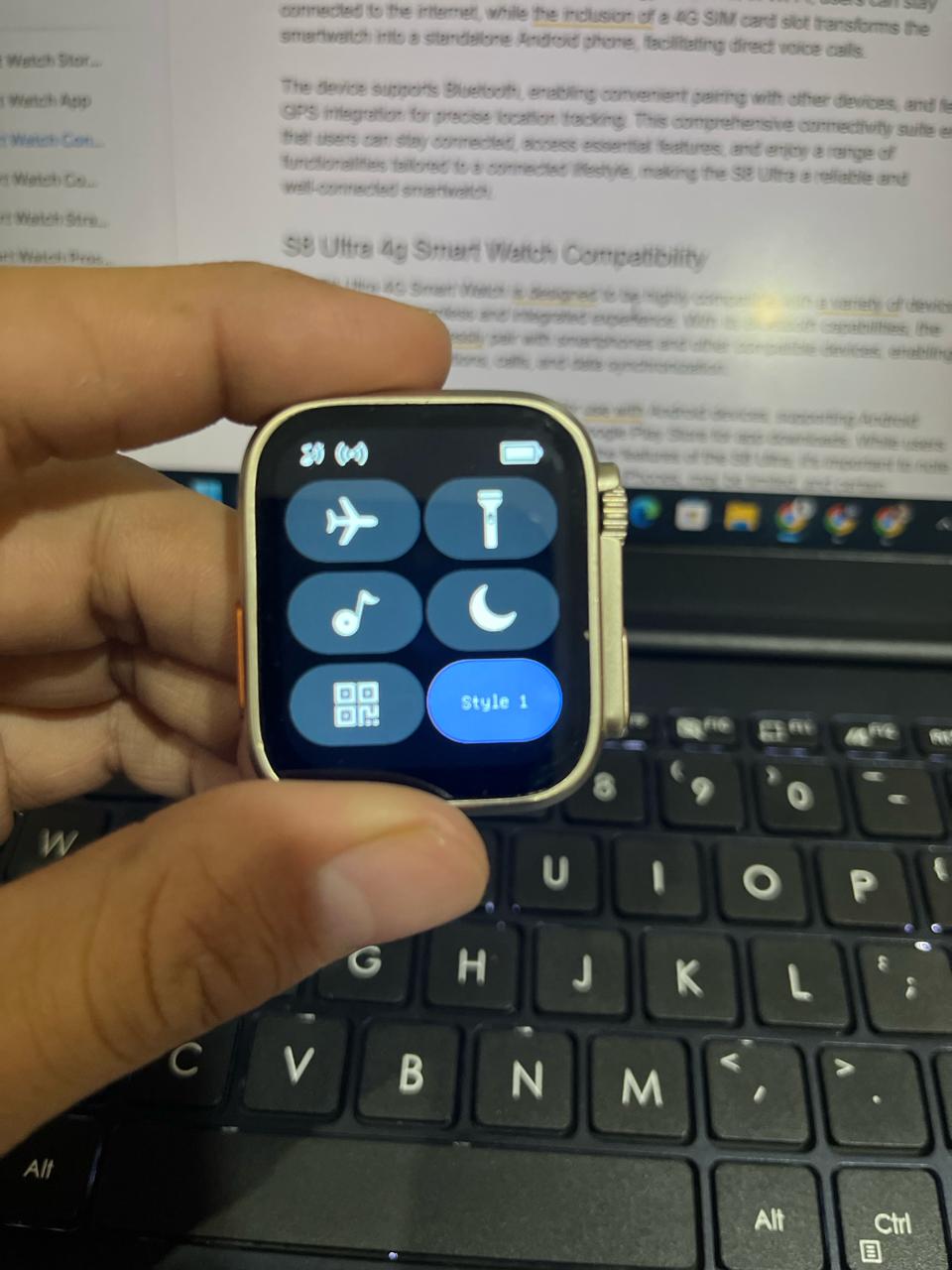 S8 Ultra 4g Smart Watch Connectivity